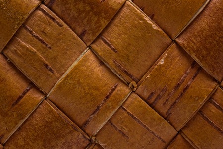 vintage rhombus patterns close up beautifully interwoven from bark background for design