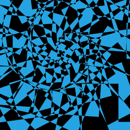 blue and black background in op art style wallpaper with optical illusion