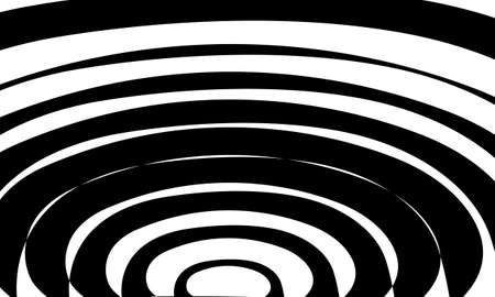 mystical op art abstraction black and white wallpaperのイラスト素材
