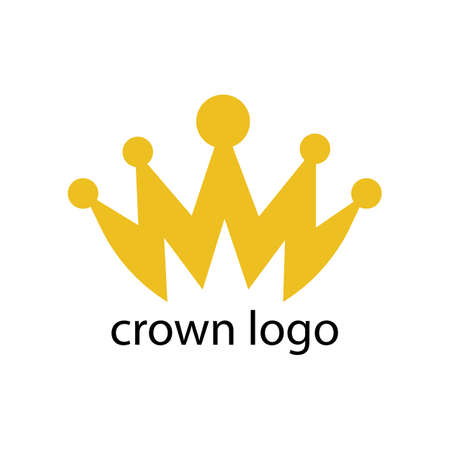 logo golden crown concept royal productsのイラスト素材