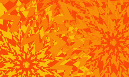orange wallpaper for design with patterns like starsのイラスト素材
