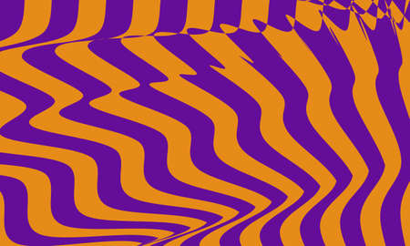 orange purple wallpaper wavy stripes forming an optical illusion