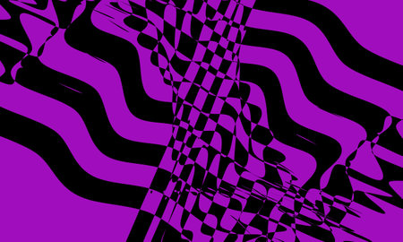 mysterious halloween wallpaper with black wavy patterns on purple backgroundのイラスト素材