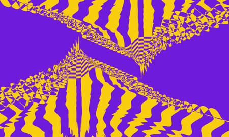 bright and stylish patterns stand out against the purple background