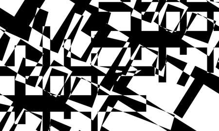 mystical black patterns modern optical illusion wallpaper for designのイラスト素材