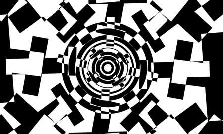 mystical monochrome wallpaper for halloween modern designのイラスト素材