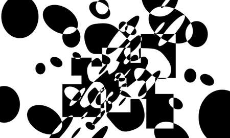 black and white background for designのイラスト素材