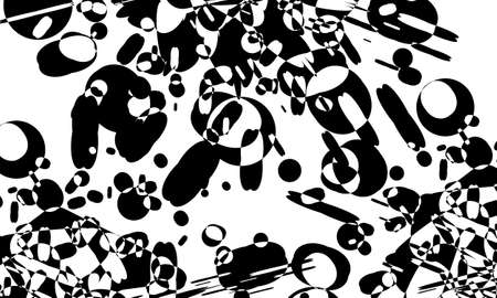 monochrome futuristic wallpaper for modern designのイラスト素材