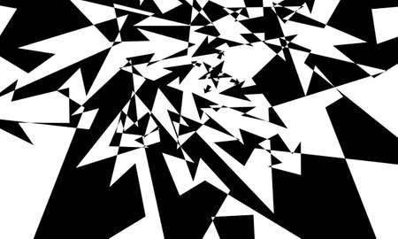 magic black patterns in op art styleのイラスト素材
