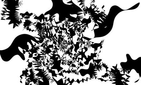 dynamic black op art pattern incredible design monochrome modern wallpaperのイラスト素材
