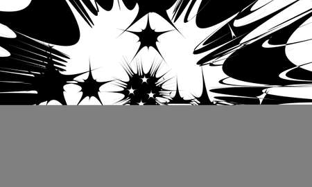 black mystical pattern monochrome wallpaper for halloweenのイラスト素材