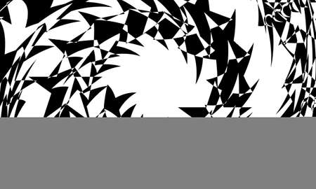 Mysterious Twist Pattern Monochrome Wallpaper for Halloweenのイラスト素材