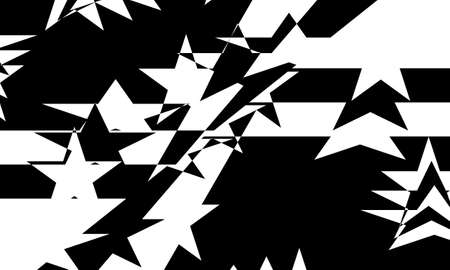 mesmerizing black pattern in op art style modern designのイラスト素材