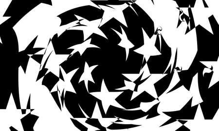 abstract and mysterious black patterns on white background halloween conceptのイラスト素材