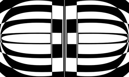 original black pattern for modern design in op-art styleのイラスト素材