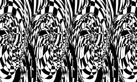 mystical pattern mesmerizing and mysterious halloween wallpaperのイラスト素材