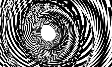 abstract black patterns unique design monochrome wallpaperのイラスト素材