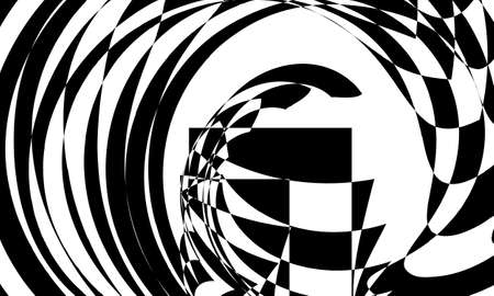 monochrome art op art wallpaper charming creative patterns modern designのイラスト素材