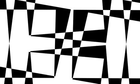 patterns op art with optical illusion original monochrome wallpaper creative designのイラスト素材