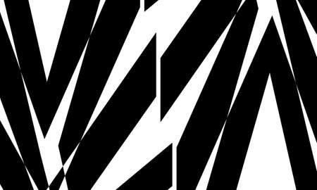 Mysterious black pattern in op art styleのイラスト素材