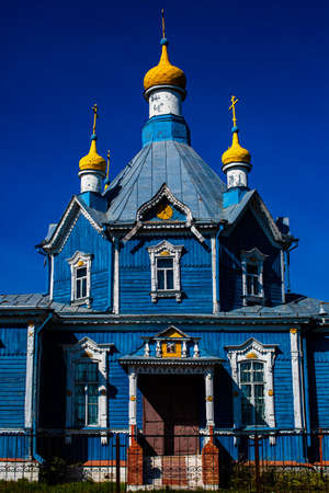 Ancient temple in the Russian provinceの写真素材