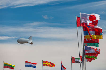Zhukovsky Airport, Moscow, Russia August 19, 2011: small Derijable. High quality photo