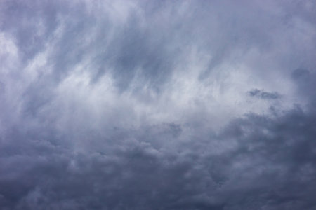 background in the form of a cloudy gray sky. rain clouds. rain clouds. bad weather weather change.