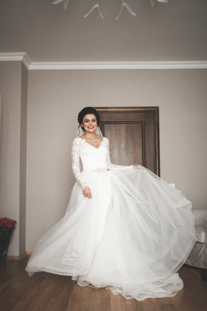 Portrait of beautiful brideの写真素材