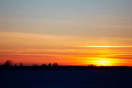 Dusk, Sunset sky twilight in the evening with colorful sunlight and dark blue, majestic pink sky background. Beautiful nature background. Sunset sky and clouds at twilight timeの写真素材