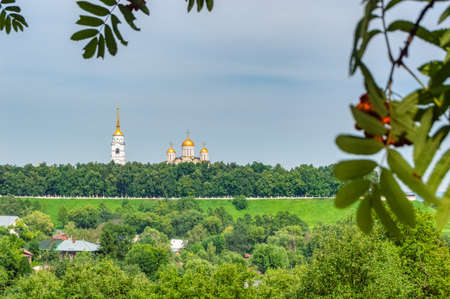 Cathedral of the assumption of the blessed virgin Mary. Vladimir, Russia, July 2018の写真素材