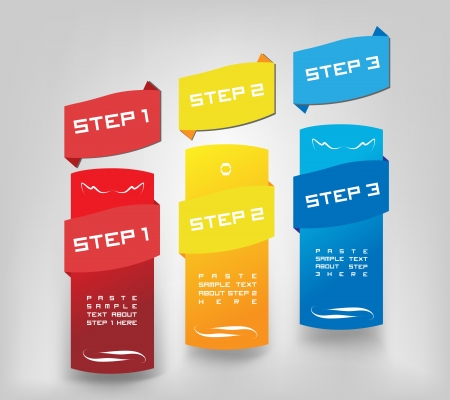Three Stepsのイラスト素材