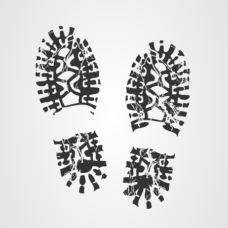 Boot printのイラスト素材