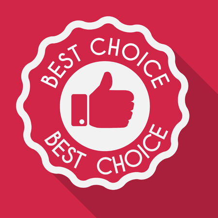 BEST CHOICEのイラスト素材