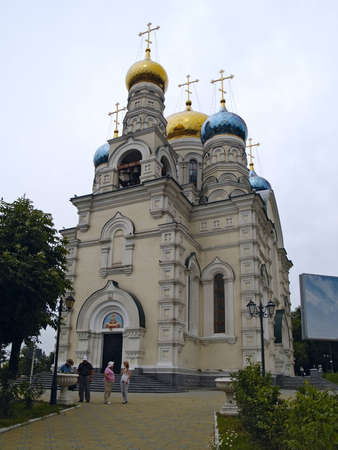 One of the the multiple orthodox temples of city Vladivostok Russia