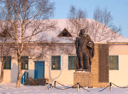 Bronze monument to victims in the war