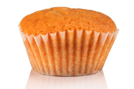 Cake on a white background in studio.の写真素材