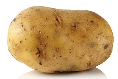 Potato isolated on white background Potato isolated on white background