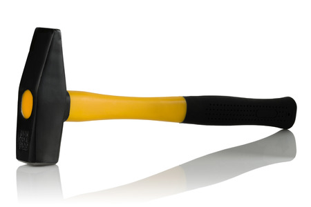 bench hammer weighing 800 grams, on a white background