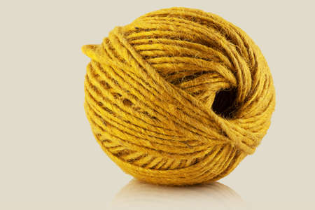 A ball of twine on a light background