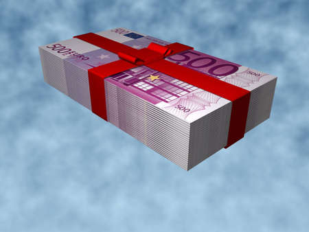 Pack EURO soaring in fluffy clouds