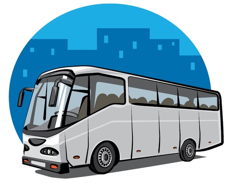 busのイラスト素材