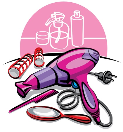 hairdryerのイラスト素材