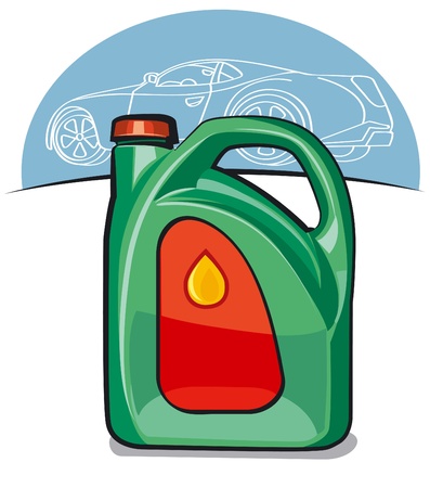 engine automobile oilのイラスト素材