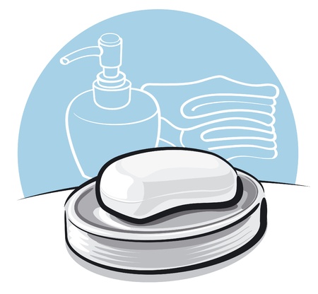 soapのイラスト素材