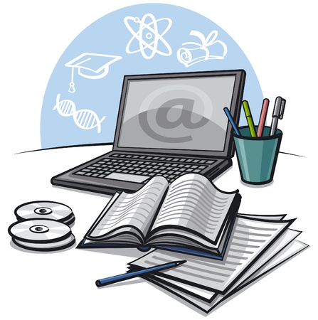 internet educationのイラスト素材