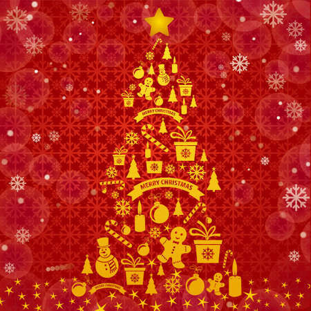 christmas  backgroundのイラスト素材