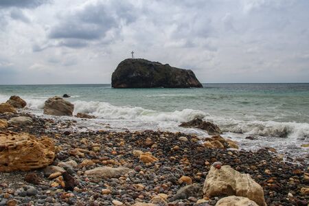 rocky beachの写真素材