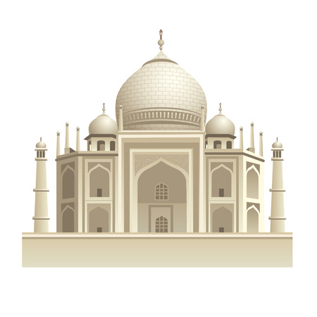 taj mahalのイラスト素材