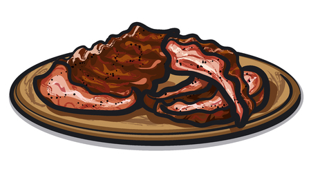 spareribsのイラスト素材