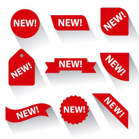 new advertising bannersのイラスト素材